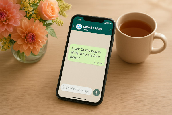 Come funziona Chiedi a Meta su WhatsApp